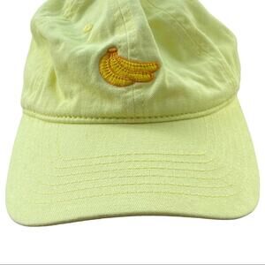 Ole Henriksen Yellow Hats Off To Bananas Embroidered Adjustable Baseball Hat Cap